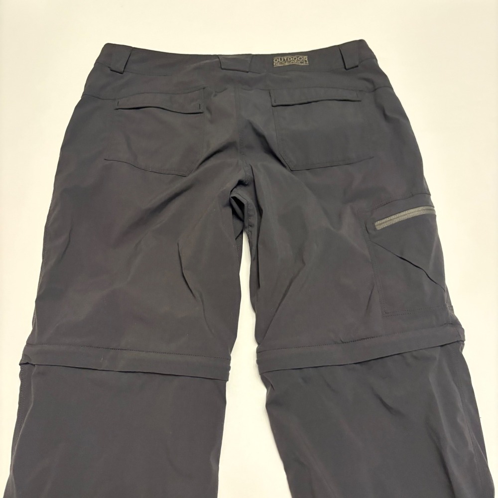 Outdoor Research Convertible Pants Men Size 8 Gray Hiking Technical Trekking